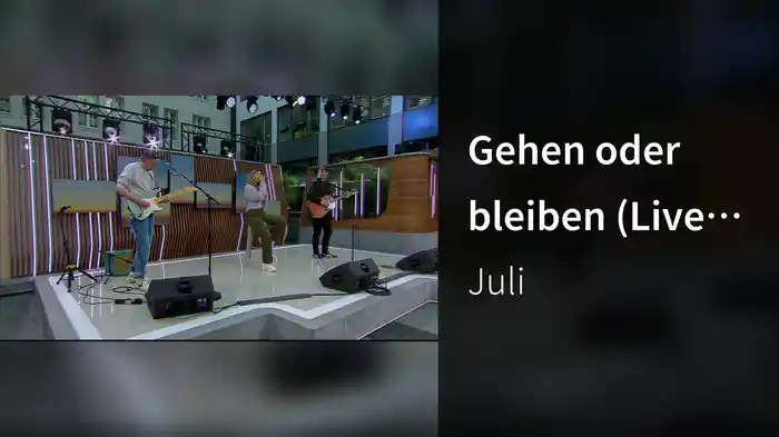 Gehen oder bleiben (Live @ MOMA)
