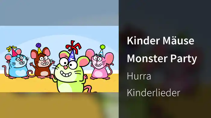Kinder Mäuse Monster Party