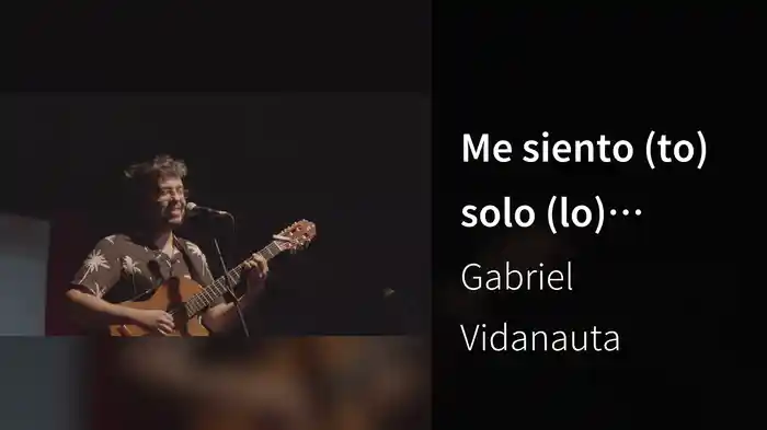 Me siento (to) solo (lo) (Directo Sala Galileo)