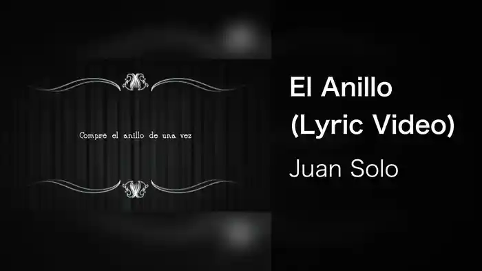 El Anillo (Lyric Video)