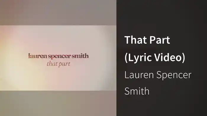 That Part (Lyric Video)