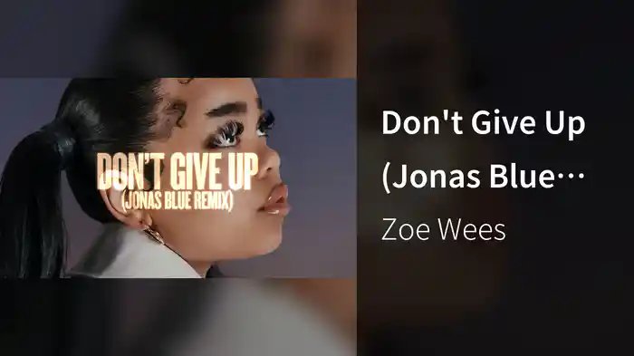 Don't Give Up (Jonas Blue Remix / Visualiser)