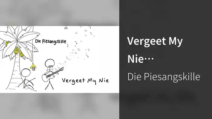 Vergeet My Nie (Visualizer)