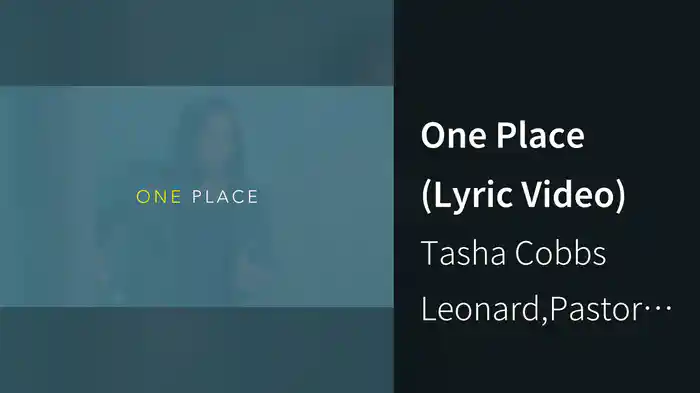 One Place (Lyric Video)