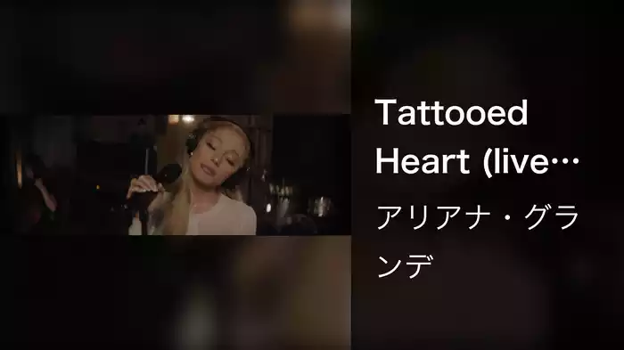 Tattooed Heart (live from london / 2023)