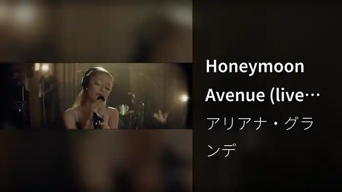 Honeymoon Avenue (live from london / 2023)