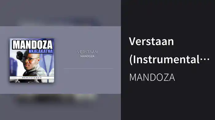 Verstaan (Instrumental / Remastered 2023 / Visualizer)