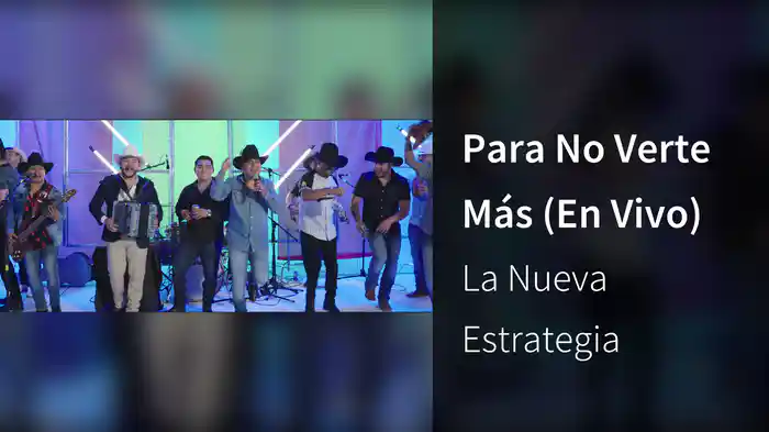 Para No Verte Más (En Vivo)