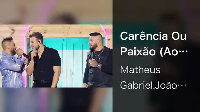 Carência Ou Paixão (Ao Vivo Em Goiânia / 2023)