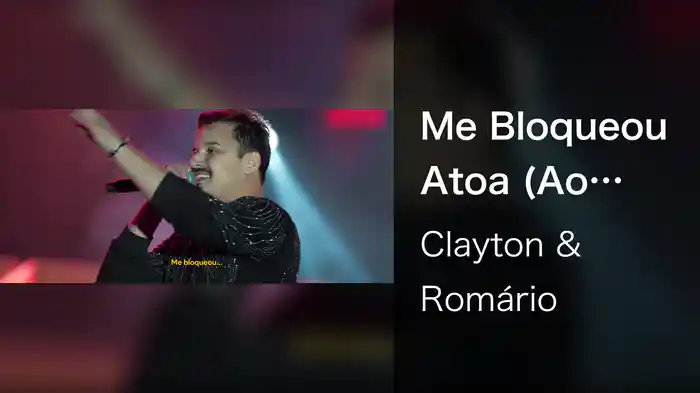 Me Bloqueou Atoa (Ao Vivo Em Divinópolis, Minas Gerais / 2023 / Lyric Video)