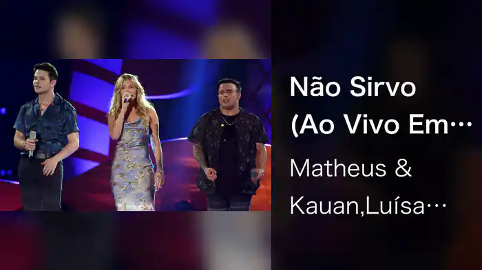 Não Sirvo (Ao Vivo Em São Paulo / 2023)