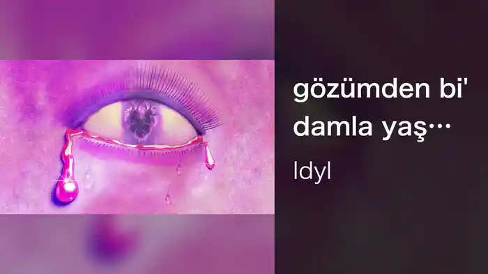 gözümden bi' damla yaş (Visualiser)