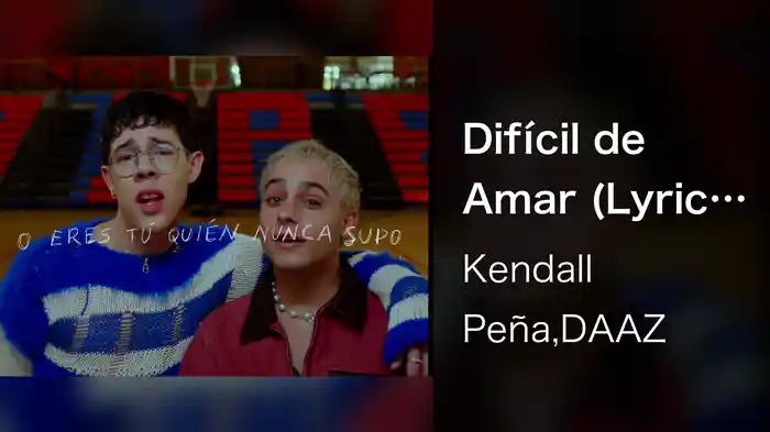 Difícil de Amar (Lyric Video)