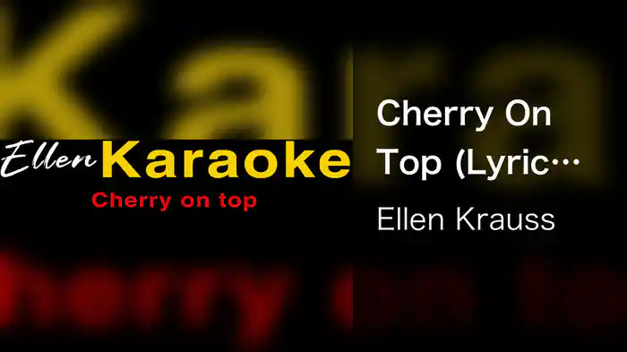 Cherry On Top (Lyric Video)
