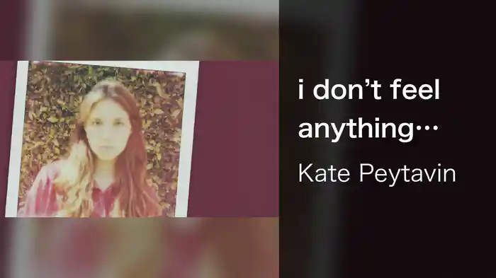 i don’t feel anything (Lyric Video)