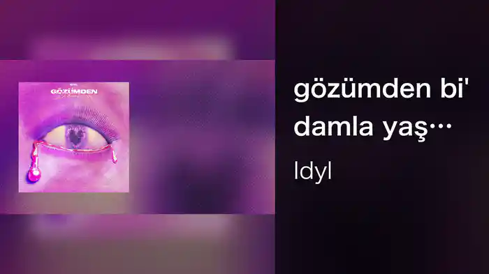 gözümden bi' damla yaş (Lyric Video)