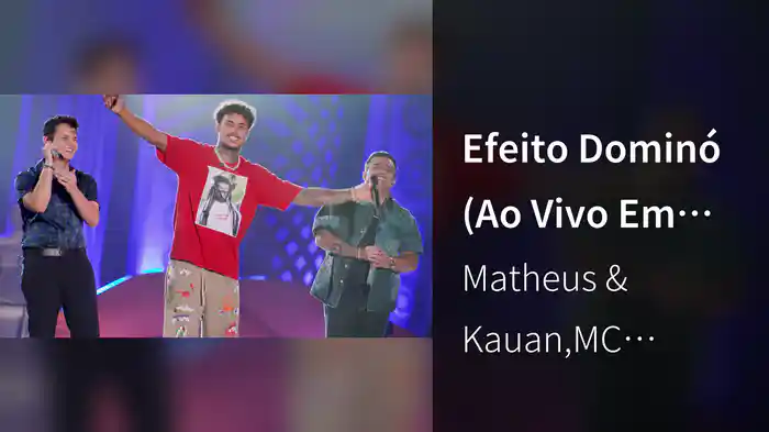 Efeito Dominó (Ao Vivo Em São Paulo / 2023)