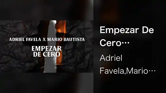 Empezar De Cero (LETRA)