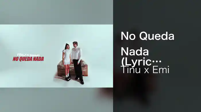 No Queda Nada (Lyric Video)