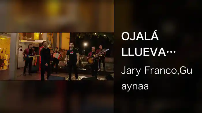 OJALÁ LLUEVA TEQUILA (En Vivo)