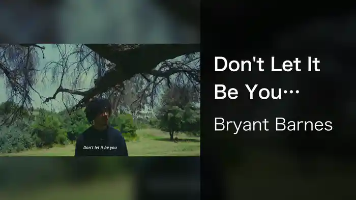 Don't Let It Be You (Lyric Video)