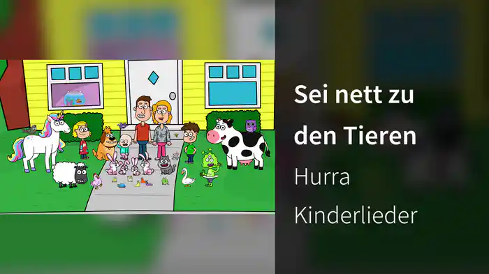 Sei nett zu den Tieren