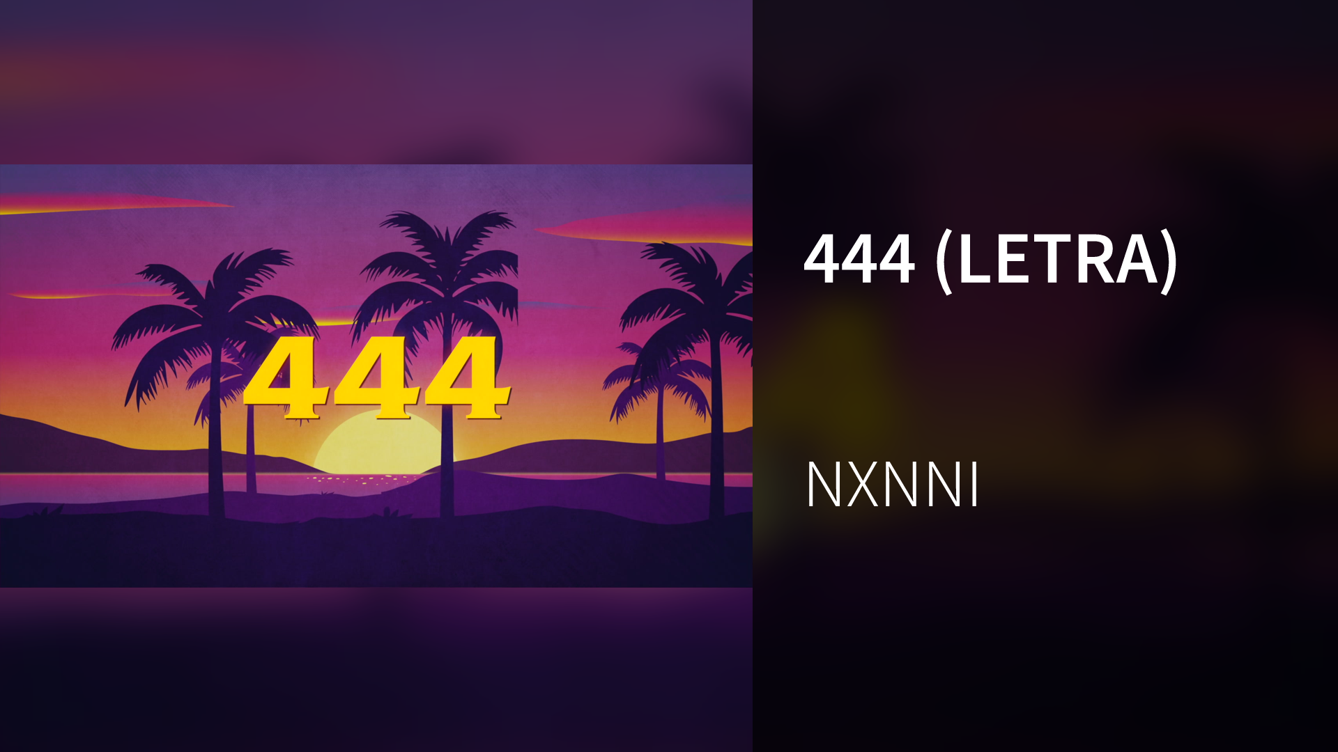 444 (LETRA)(音楽・ライブ / 2024) - 動画配信 | U-NEXT 31日間無料トライアル