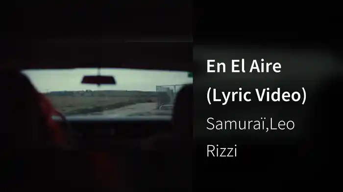 En El Aire (Lyric Video)