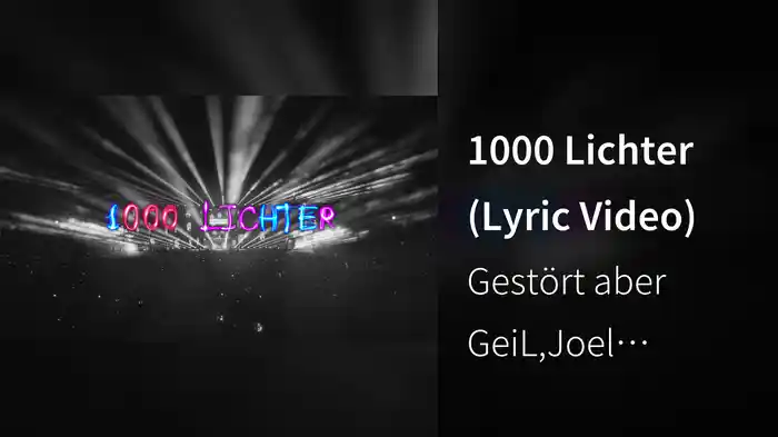 1000 Lichter (Lyric Video)