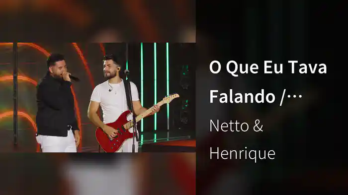 O Que Eu Tava Falando / Maneira Errada (Ao Vivo Em São José Do Rio Preto / 2024)