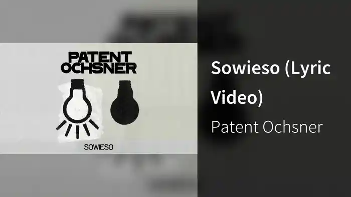 Sowieso (Lyric Video)