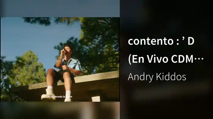 contento : ’ D (En Vivo CDMX / Lyric Video)