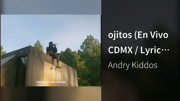 ojitos (En Vivo CDMX / Lyric Video)