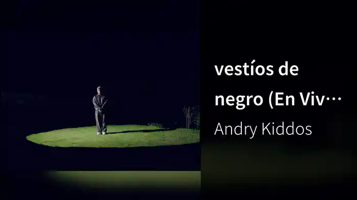 vestíos de negro (En Vivo CDMX / Lyric Video)