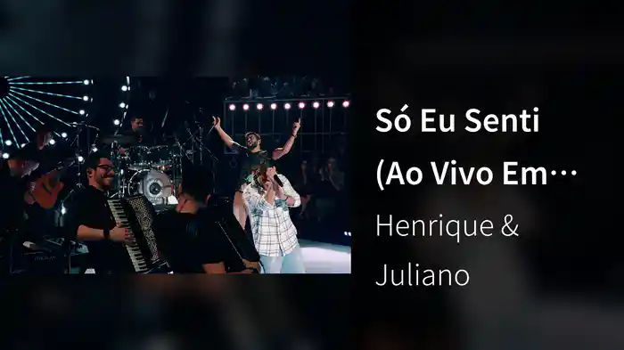 Só Eu Senti (Ao Vivo)