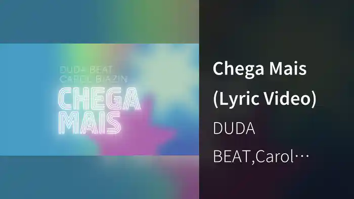Chega Mais (Lyric Video)