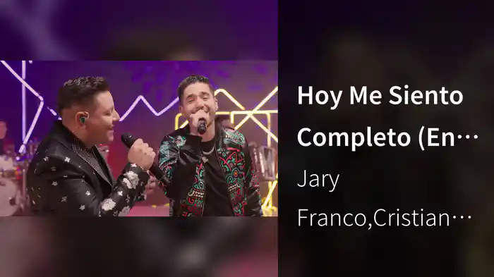 Hoy Me Siento Completo (En Vivo)