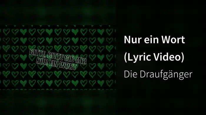 Nur ein Wort (Lyric Video)