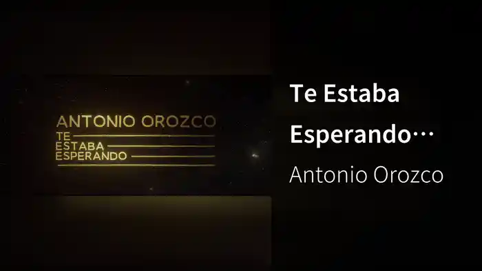 Te Estaba Esperando (Lyric Video)