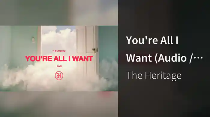 You're All I Want (Audio / Live)