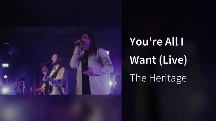 You're All I Want (Live)