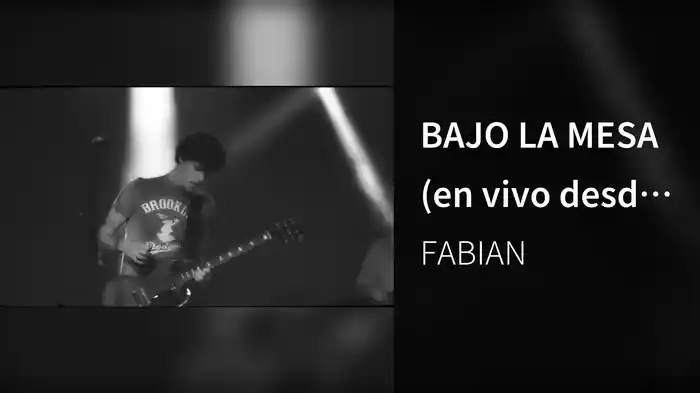 BAJO LA MESA (en vivo desde Lima)