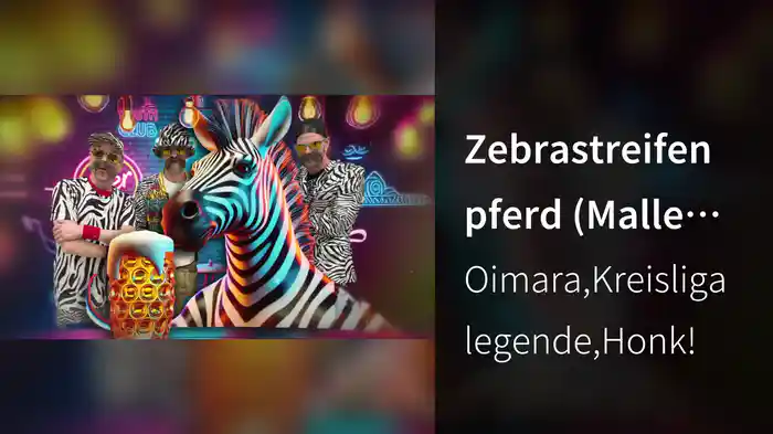 Zebrastreifenpferd (Malle Mix)