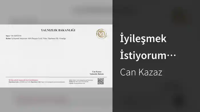 İyileşmek İstiyorum (Lyric Video)