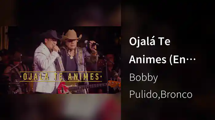 Ojalá Te Animes (En Vivo / LETRA)