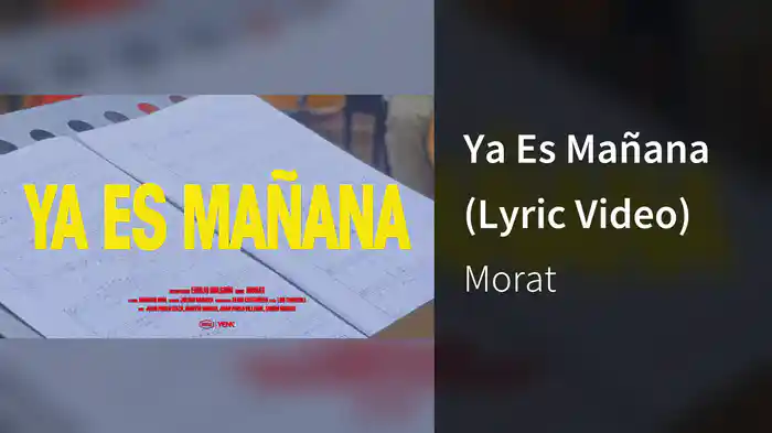 Ya Es Mañana (Lyric Video)