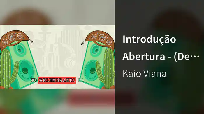 Introdução Abertura - (De Lá Pra Cá) (Lyric Video)
