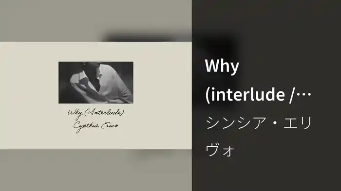 Why (interlude / Audio)