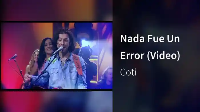 Nada Fue Un Error (Video)