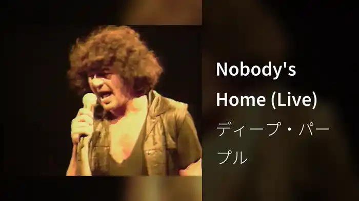 Nobody's Home (Live)